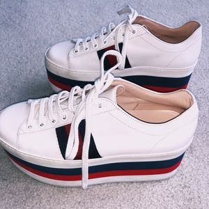 Gucci Leather platform sneakers